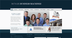 Desktop Screenshot of mcnairbusiness.com